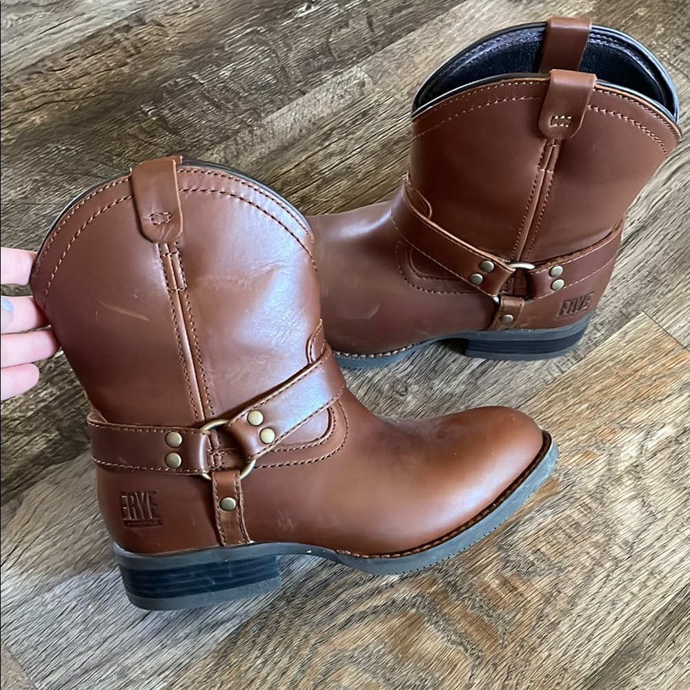FRYE Brown Leather work Boots